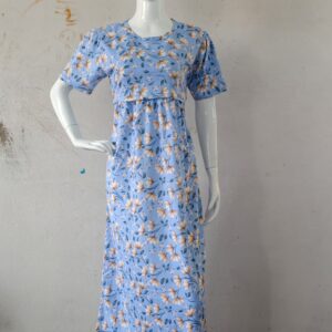 Light Blue Orange Flower