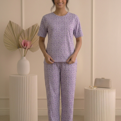 Lavender star pyjama set
